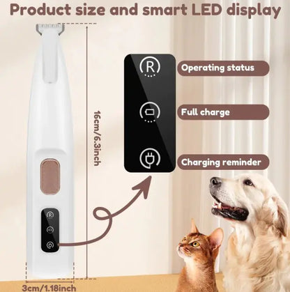 Pets Paw Trimmer with LED Light
