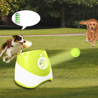 Automatic Tennis Ball Launcher - Endless Fetch, Zero Effort!